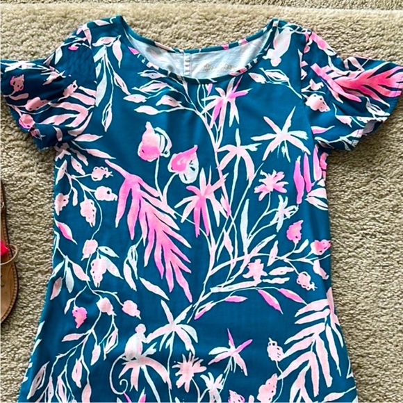 Lilly Pulitzer Marah Dress Tidal Wave It’s Prime Time Engineered - Picture 2 of 7